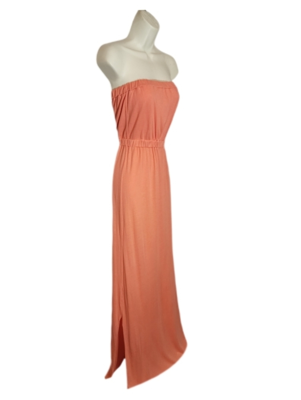 Soft Joie Dress Strapless Coral Maxi Size M - Picture 5 of 10